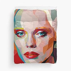 Gwendoline Christie Art Duvet Cover