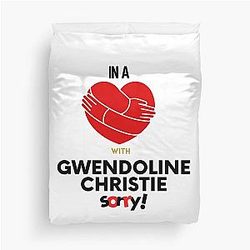 In Relationship with Gwendoline Christie Duvet Cover