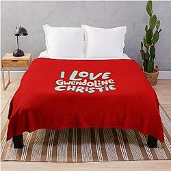 I Love Gwendoline Christie Throw Blanket