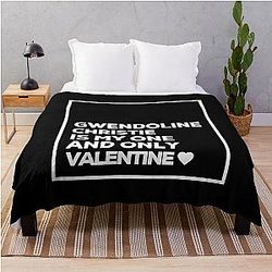 Gwendoline Christie Is My Only Valentine Throw Blanket