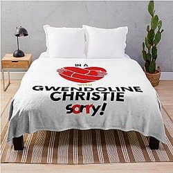 In a Relationship with Gwendoline Christie Sorry Blanket