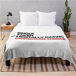 Mentally Dating a Gwendoline Christie Throw Blanket