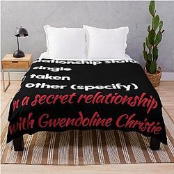 Gwendoline Christie - Relationship Throw Blanket