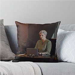Gwendoline Christie - Principal Larissa Weems Throw Pillow Cover