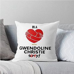 In a Relationship with Gwendoline Christie Throw Pillow