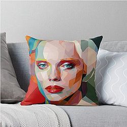 Gwendoline Christie Art Throw Pillow