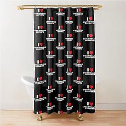 I Love Gwendoline Christie White Shower Curtain