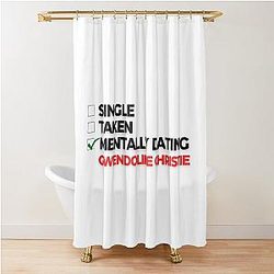 Mentally Dating Gwendoline Christie Shower Curtain