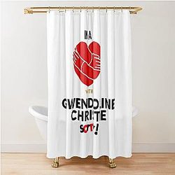 In a Relationship with Gwendoline Christie Shower Curtain
