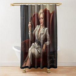 Headmistress Gwendoline Weems Christie Shower Curtain
