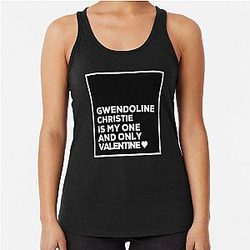 Gwendoline Christie Is My One Valentine Racerback Tank Top