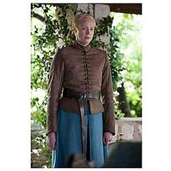 Gwendoline Christie as Brienne of Tarth standing by in dress 8 x 10 inch photo