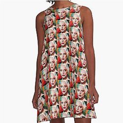 Gwendoline Christie Art A-Line Dress
