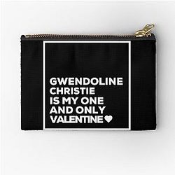 Gwendoline Christie is my one Valentine Zipper Pouch