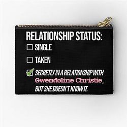 Gwendoline Christie Relationship Zipper Pouch