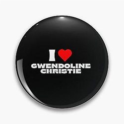 I Love Gwendoline Christie – White Pin