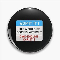 Life Would Be Boring Without Gwendoline Christie's Pin