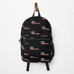 Mentally Dating Gwendoline Christie White Fonts Backpack