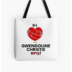 In a Relationship With Gwendoline Christie All Over Print Tote Bag