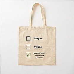 Mentally dating Gwendoline Christie Cotton Tote Bag