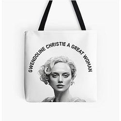 Gwendoline Christie All Over Print Tote Bag