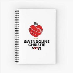 In a Relationship with Gwendoline Christie Spiral Notebook
