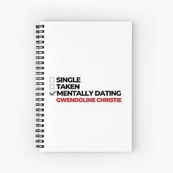 Mentally Dating Gwendoline Christie Notebook