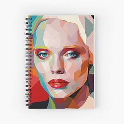 Gwendoline Christie Art Spiral Notebook
