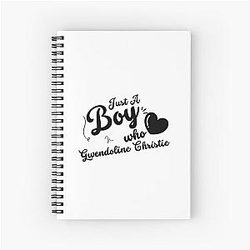 Just a boy who loves Gwendoline Christie notebook