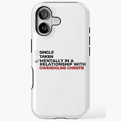 Mentally In a Relationship with Gwendoline Christie iPhone Tough Case