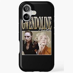 Gwendoline Christie Retro Fan iPhone Case