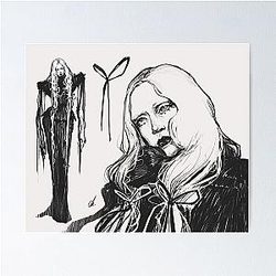 Gwendoline Christie Fashion Illustration Poster