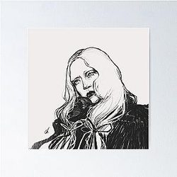 Gwendoline Christie fashion illustration portrait Poster