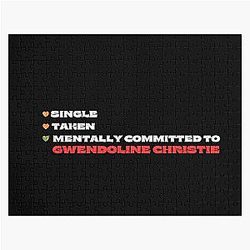 Mentally Committed to Gwendoline Christie Jigsaw Puzzle
