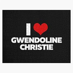 I Love Gwendoline Christie Jigsaw Puzzle