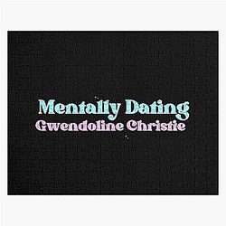 Mentally Dating Gwendoline Christie Jigsaw Puzzle