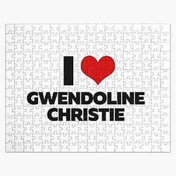 I Love Gwendoline Christie Jigsaw Puzzle