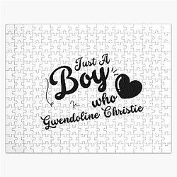 Just A Boy Who Loves Gwendoline Jigsaw Puzzle