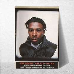 GZA is known for his lyrical rhymes GZA Posters
