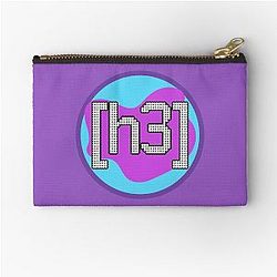 H3 Podcast Redesigned Logo Zipper Pouch