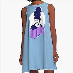 FAMILY H3 Podcast Ethan Klein with a Large Beanie A Line Dress