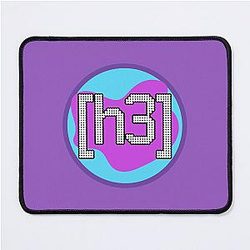 H3 Podcast Redesigned Logo Mouse Pad