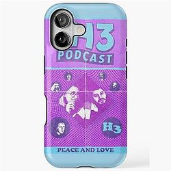 H3 Podcast Fan Art Poster iPhone Case