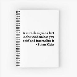 Fart in the Wind - Ethan Klein Frenemies H3 Podcast H3H3 Spiral Notebook