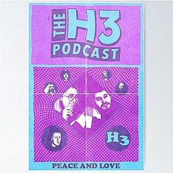 H3 Podcast Fan Art Poster