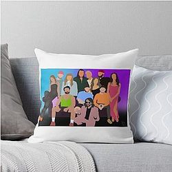 The H3 Podcast Crew Story Throw Pillow