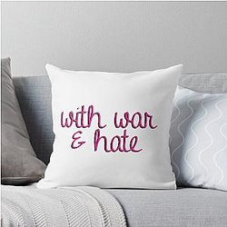With War and Hate, With Peace Love, Frenemies H3 Podcast H3H3 Throw Pillow
