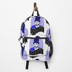 FAMILY Podcast Ethan Klein with a Large Beanie Backpack