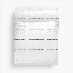 Solving world hunger with Ethan's 5% Frenemies Podcast Trisha Paytas Ethan Klein Duvet Cover