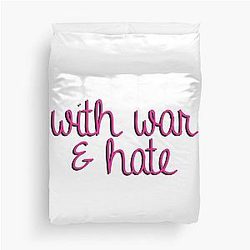 With War and Hate, With Peace and Love, Frenemies H3H3 Duvet Cover